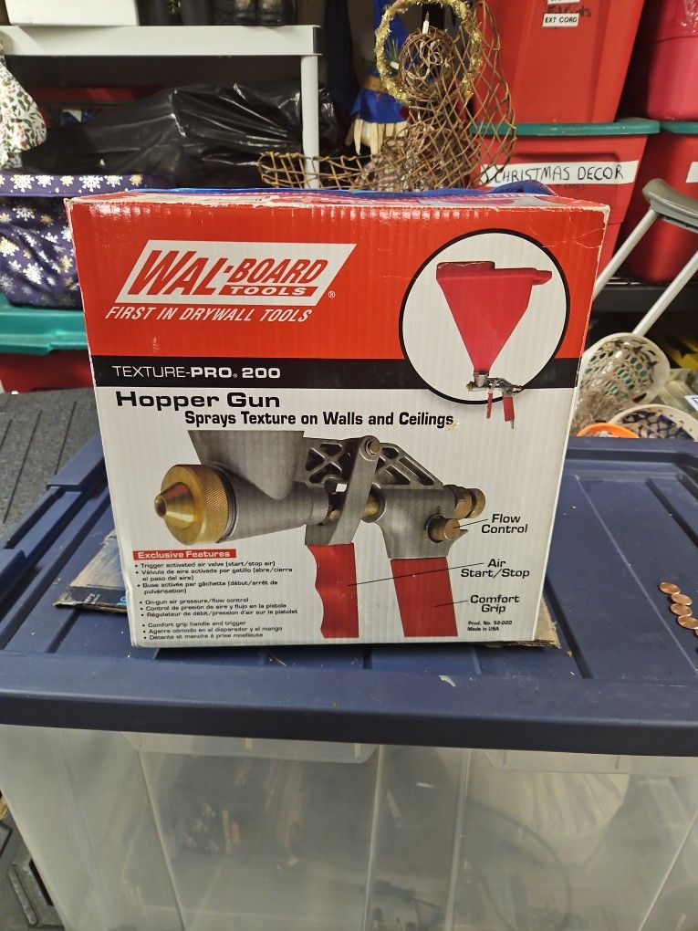 WAL-BOARD HOPPER GUN Texture Pro 200