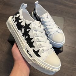 Amiri White Low Top Shoes For Men