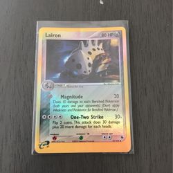 Pokemon Lairon eCard Reverse Holo