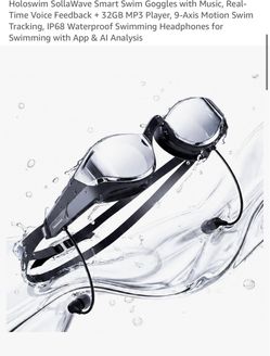 Holoswim SollaWave Smart Swim Goggles with MP3
