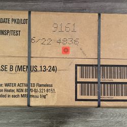 Case Of MRE’s 