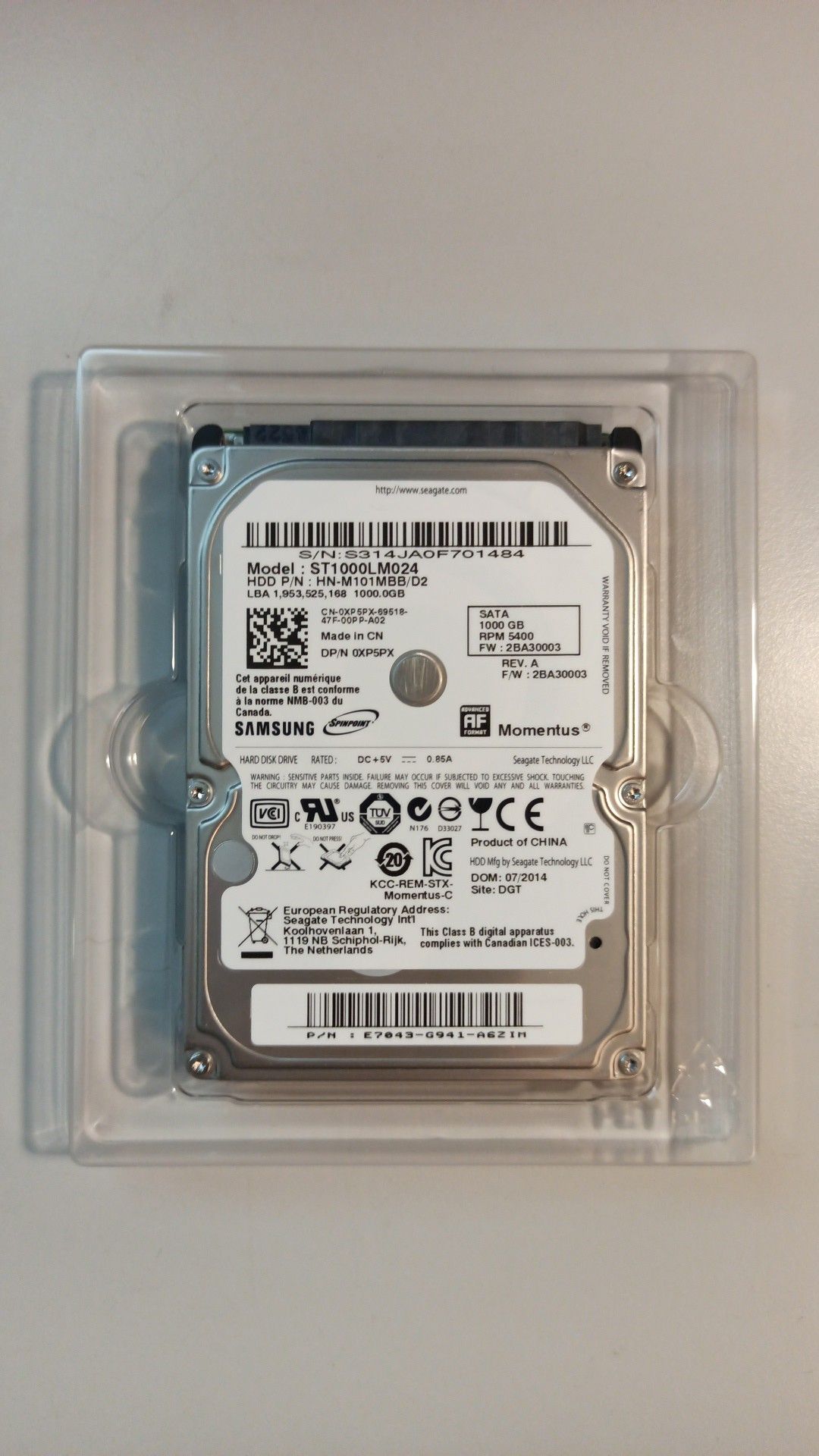 Laptop drives 2.5" SATA