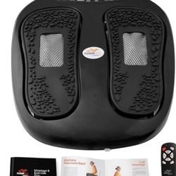 Power Legs - Electric Foot Massager with Remote Control, Adjustable Speed, Vibration, Calf Massager,