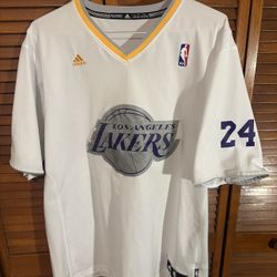 Rare 2013 Adidas Los Angeles Lakers Kobe Bryant 24 Christmas Day Jersey Mens 2XL