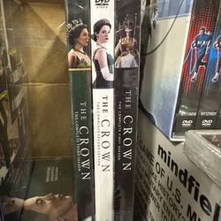 NEW The Crown Seasons 1 - 3 On DVDs