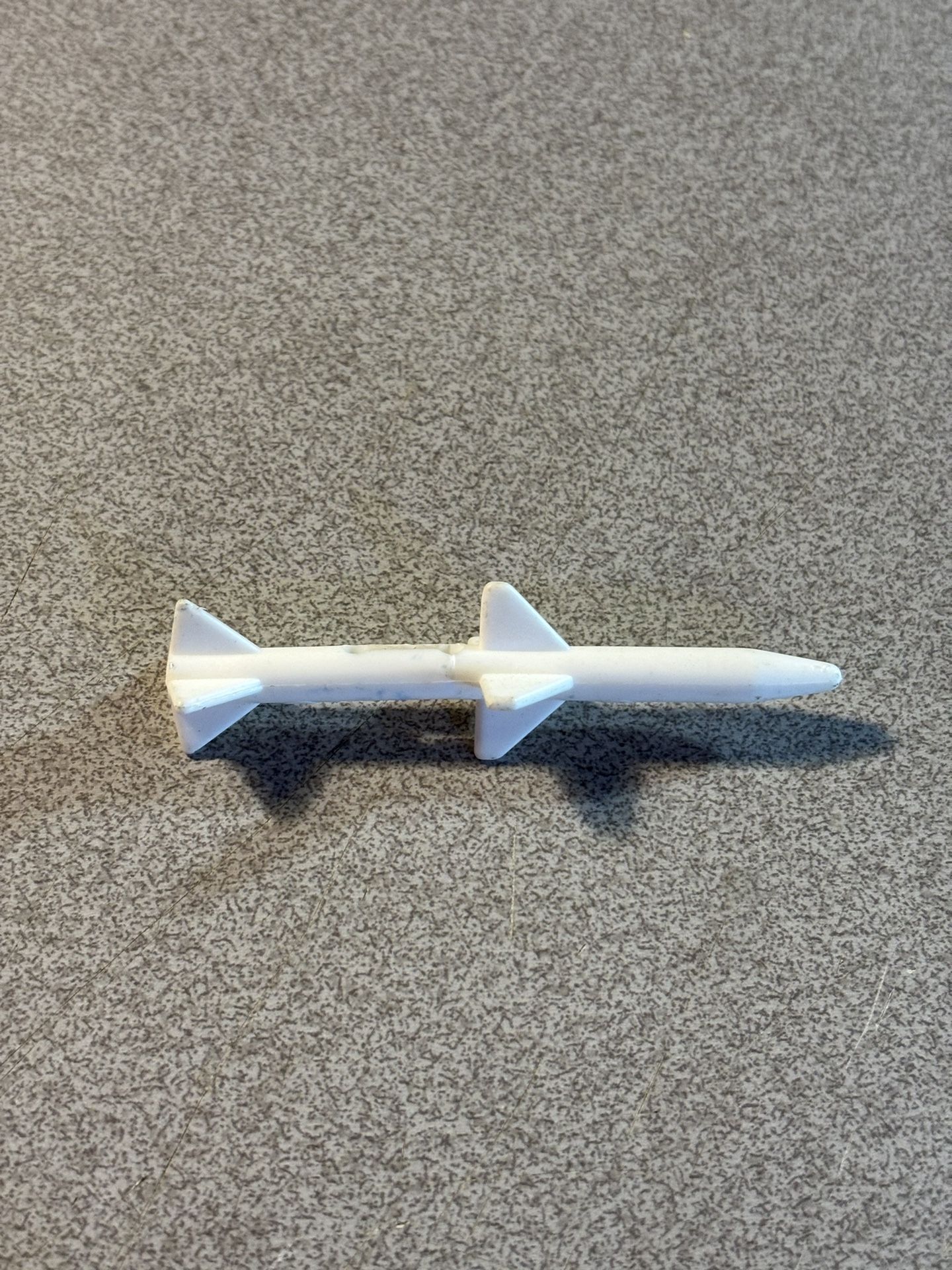 Hasbro Flying Fighters 1989 WHITE MISSILE F14 F15 bomb vehicle part