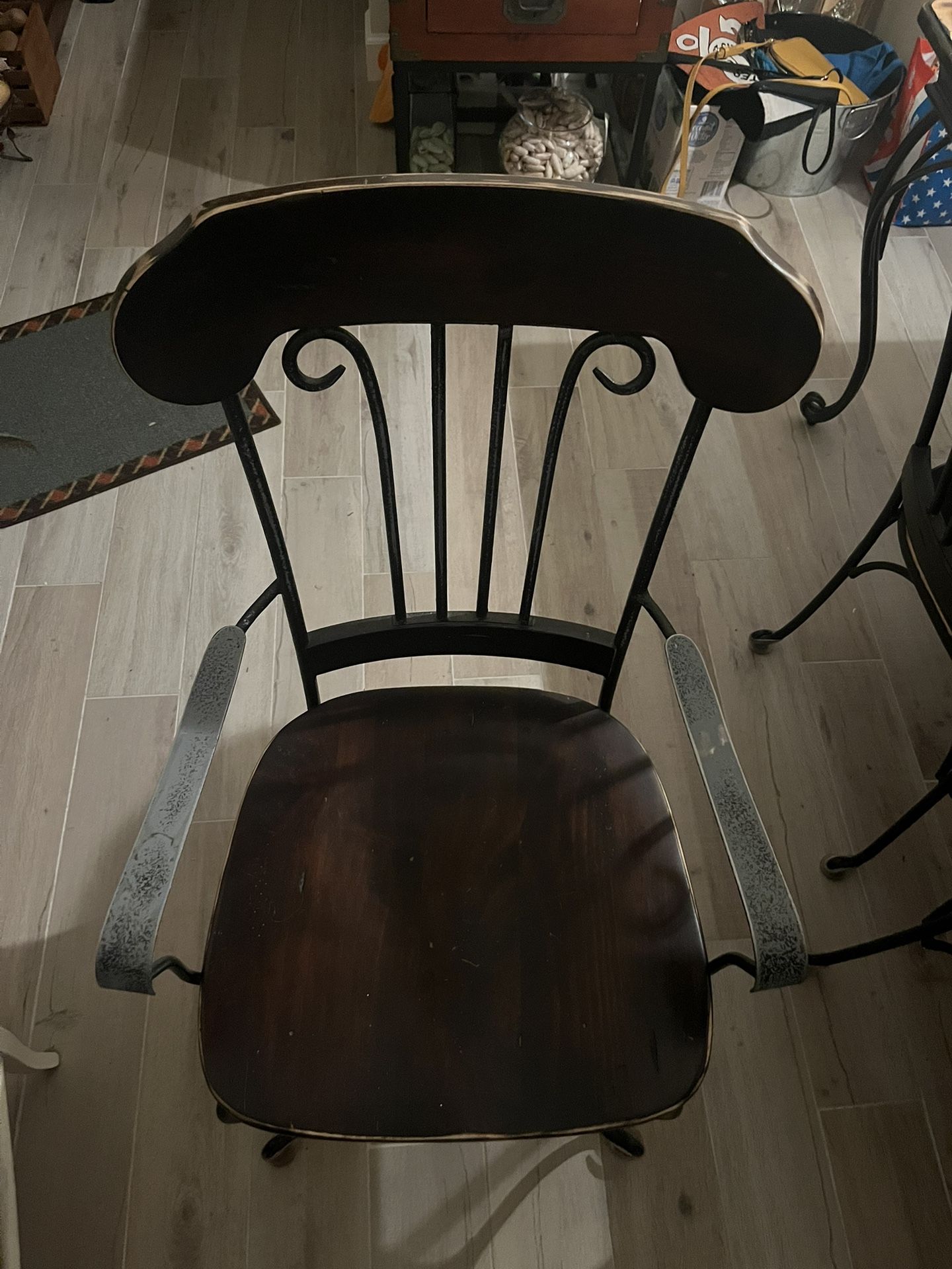 Farmhouse Kitchen Set With 6 Chairs /Bakers Rack for Sale in West Palm Beach, FL OfferUp