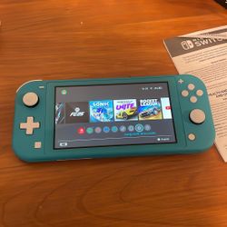 Nintendo Switch Lite Turquoise Color 