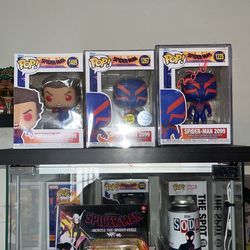 3 Spider-Man 2099 Funko Pops! 