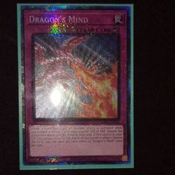 Yu-Gi-Oh Dragon's Mind Trap Card Holo