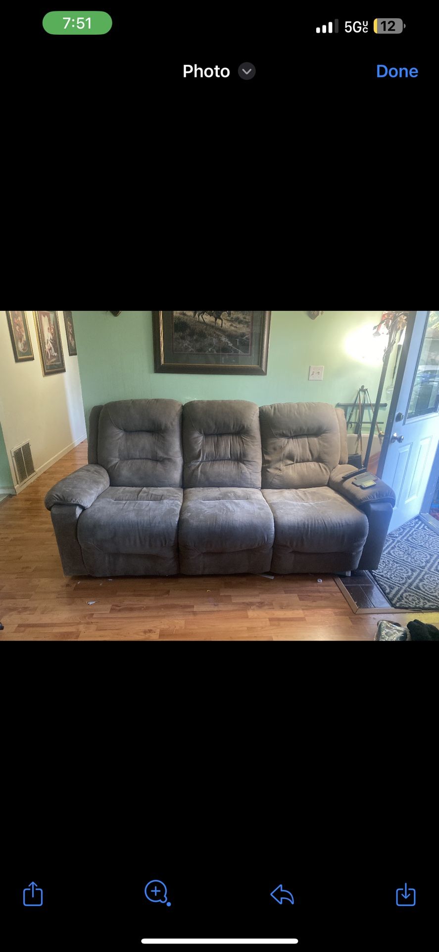 Recliner Couch Set