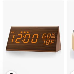 Jall Alarm Clock W Temp And Humidity Readings