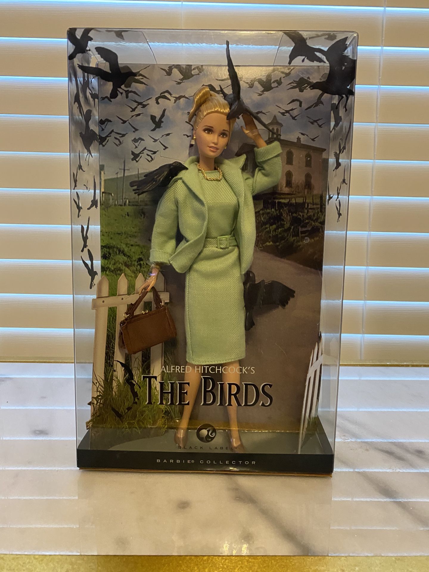 Alfred Hitchcocks’s “The Birds” Mattel Barbie Doll #L9633, Mint Condition In Original Box Never Opened