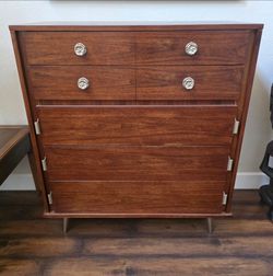 Carlton house MCM tall dresser