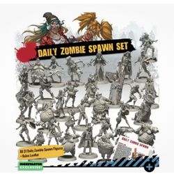 ZOMBICIDE 2ND EDITION DAILY SPAWN SET - KICKSTARTER EXCLUSIVE - NEW