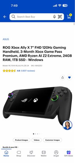 ASUS ROG Xbox Ally X Gaming Handheld