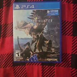 Monster Hunter World Ps4