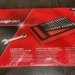 Snap On Metric Wrench Set Midget 6-19mm OXIMET01FBR