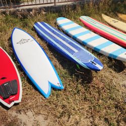 Surfboards And Leashes They Range From $15 To $350
