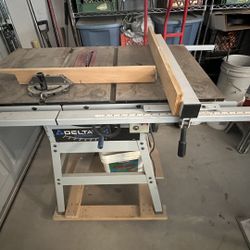 Delta table saw 10 inch model ts350