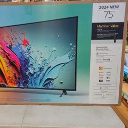 75 Tv $55 Down On Finacing Free Delivery 6 Month warranty. 
