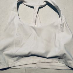 New White Sports bra Size S