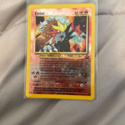 Entei Promo Card Pokemon