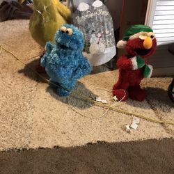 Prelit Vintage Sesame Street Characters 