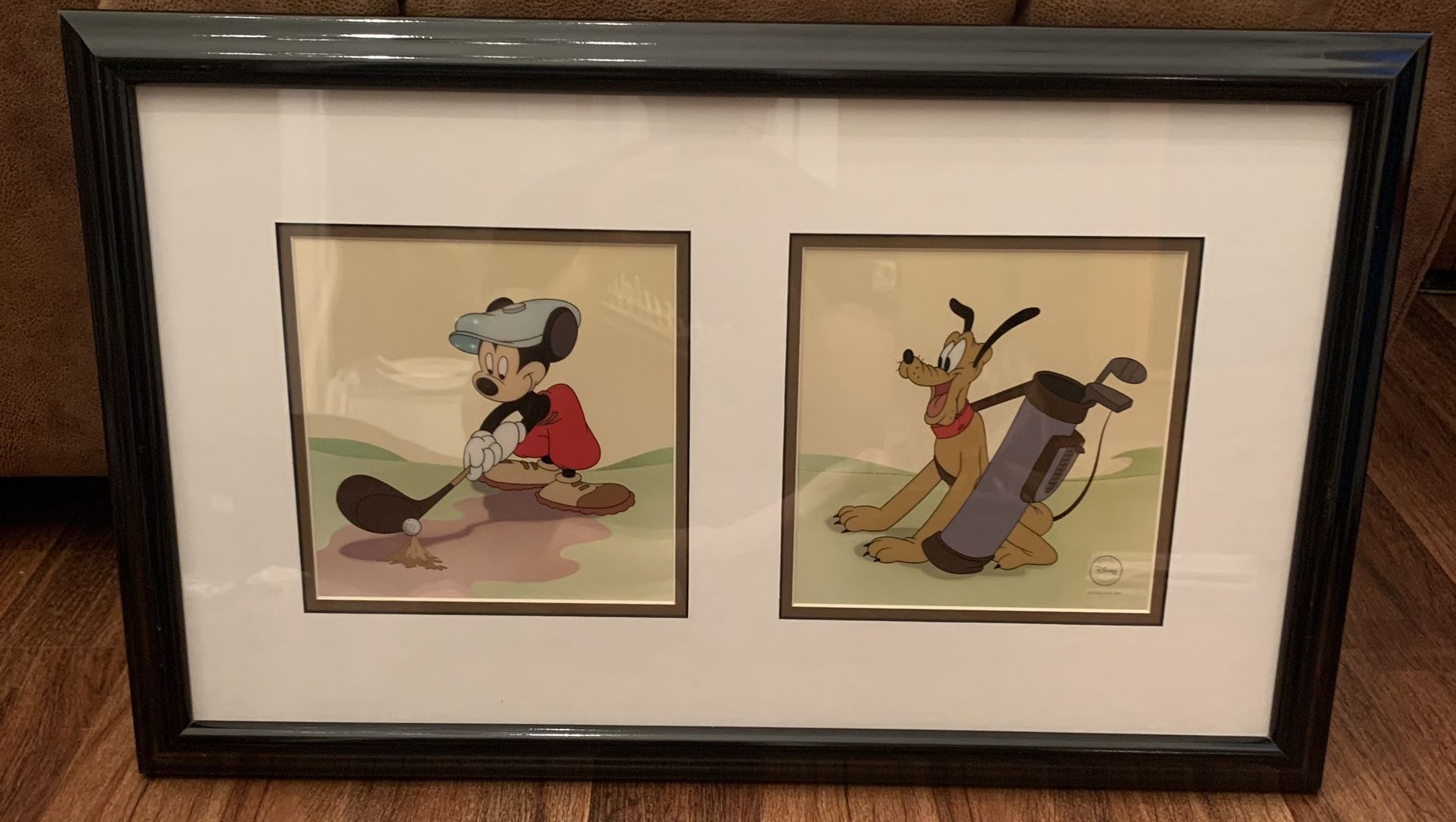 Walt Disney Studios Limited Edition "Teeing Off" Mickey Mouse And Pluto