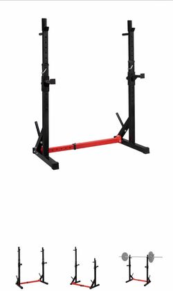 Adjustable squat rack