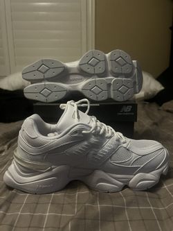 New Balance 9060 Triple White