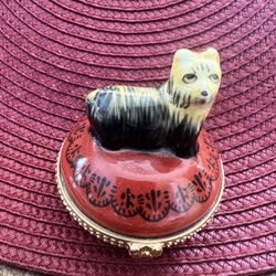 Yorkie Trinket Box