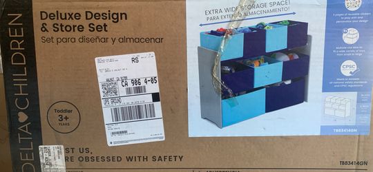 Delta Children Deluxe Multi-toy Organizer With Storage Bins