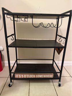 Black Bar cart for Home