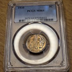 Toned Buffalo Nickel 