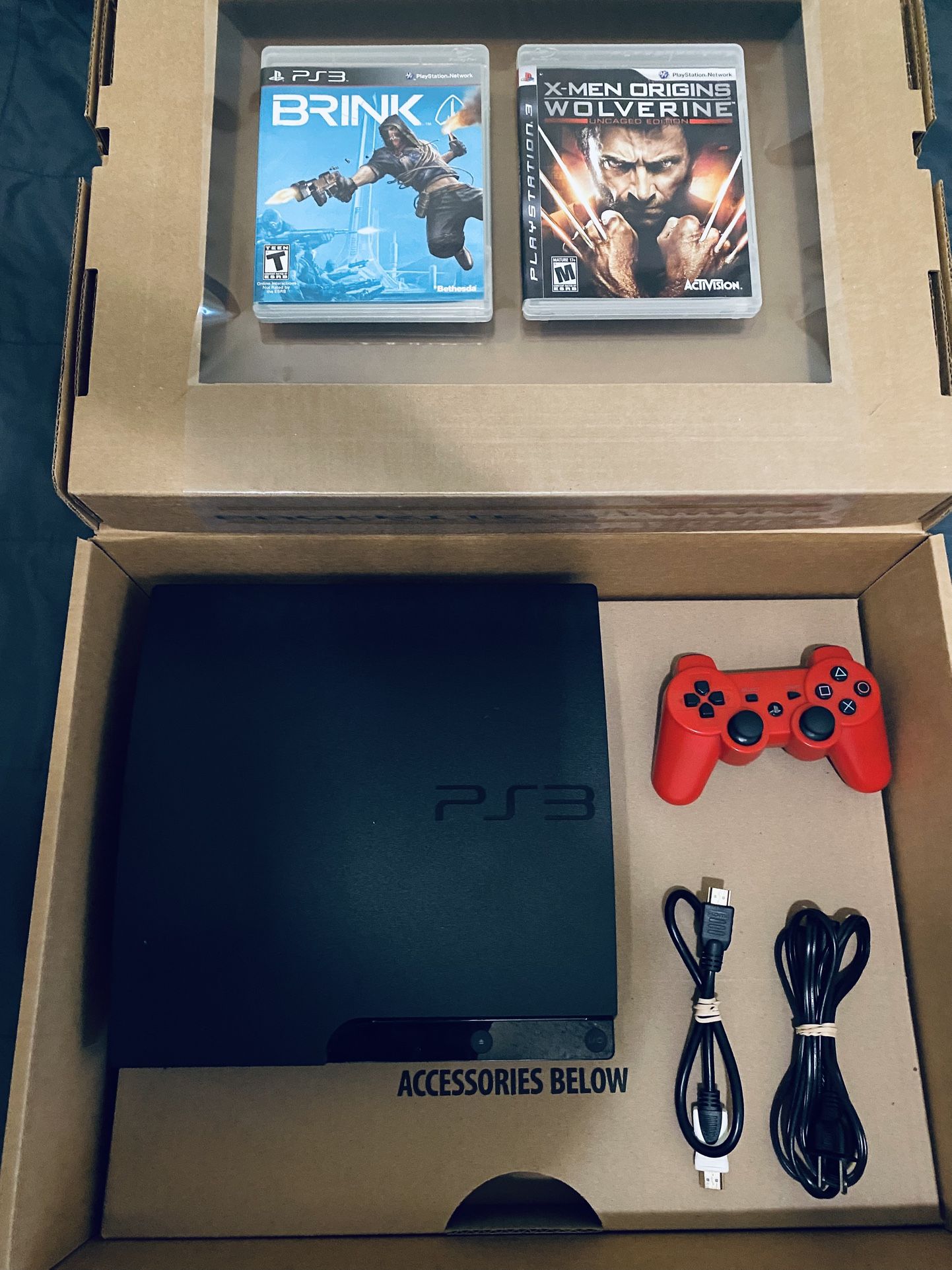 Sony Playstation 3 Ps3 Console And Games Bundle Near Mint Condition Purchase For Collecting Fully Functional Adult Owned Please Read Info