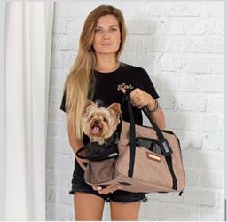 Like new Pets TSA Airline Approved Travel Pet Carrier with Mesh Top, Soft Mat and Sides | Tote Bag for Dogs, Cats, bunny and more