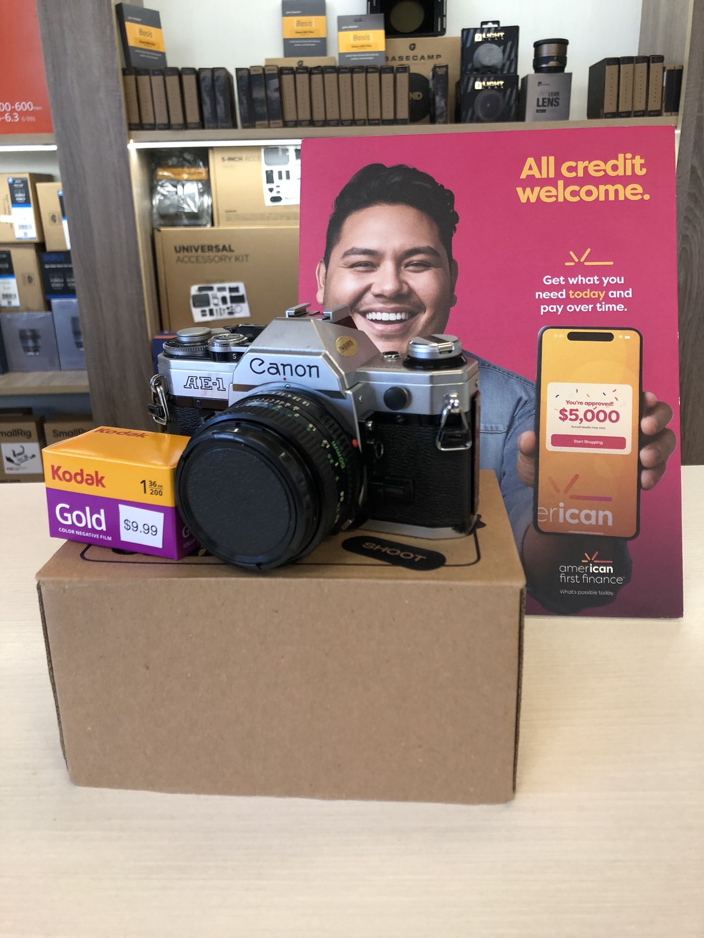 Canon AE-1 W/Kodak Gold Film