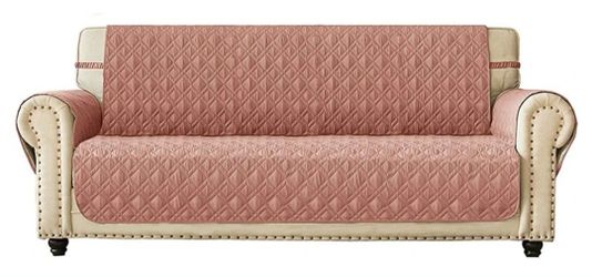 Pink Universal Home Fashions Sofa Slipcover 70 in