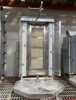 Commercial 4-Burner Al-Pastor, Shawarma broiler, Gyro Machine. Nat gas.