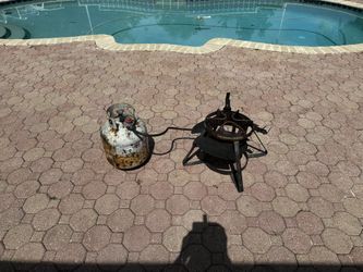 Hornilla De Gaz Y Depósito De Gaz