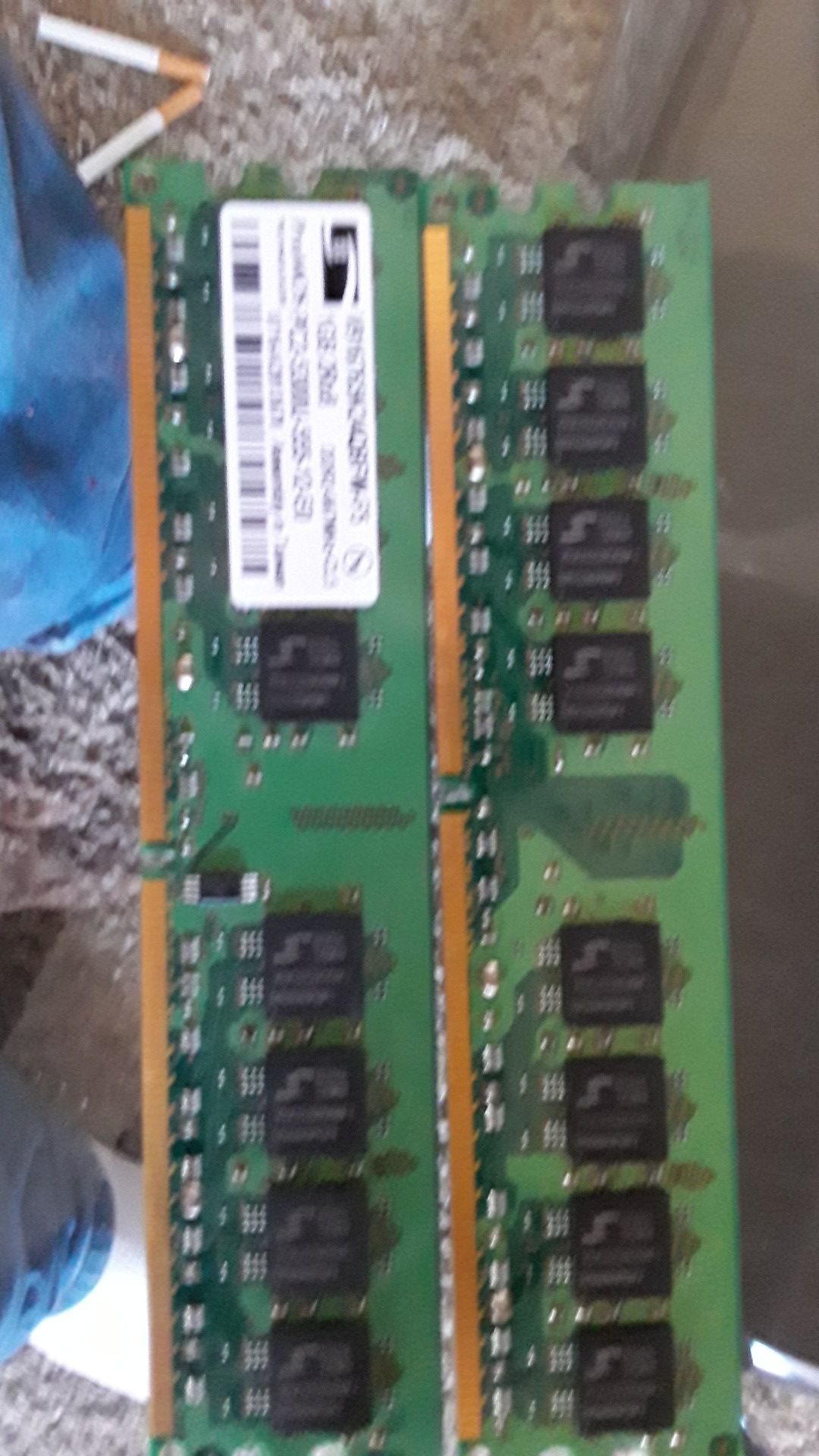 2x1gig DDR2 667MHz cl5 pc2-5300u