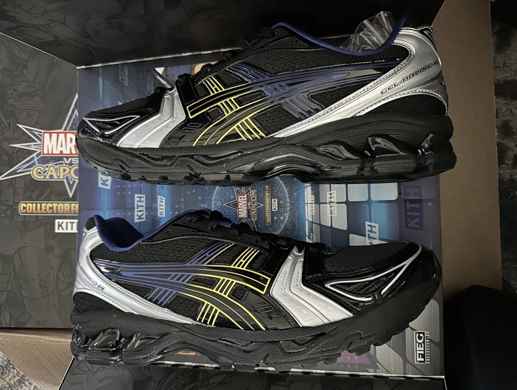 Marvel vs. Capcom Kith for ASICS GEL-KAYANO 14 Wolverine size 10.5