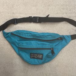 Vintage Jan Sport Sling Fanny Pack 90s Style Turquoise 