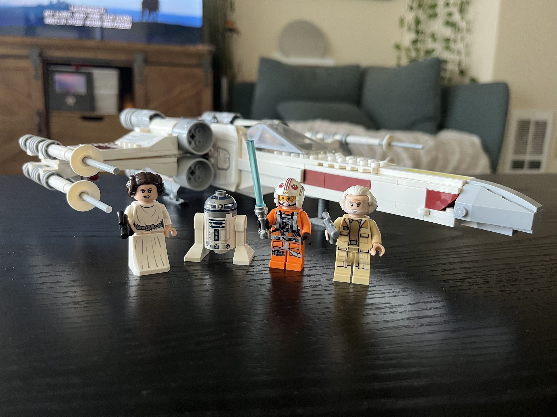 Finished LEGO Star Wars With mini figures