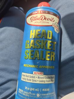 BLUE DEVIL HEAD GASKET  SEALER 32oz (NEVER OPENED  SEALED)