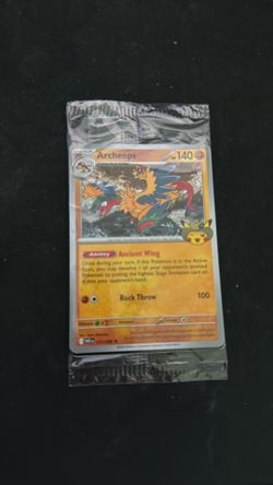 Fossil museum Archeops promo Pokémon card
