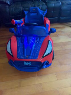 Spider-Man ride on toddler car