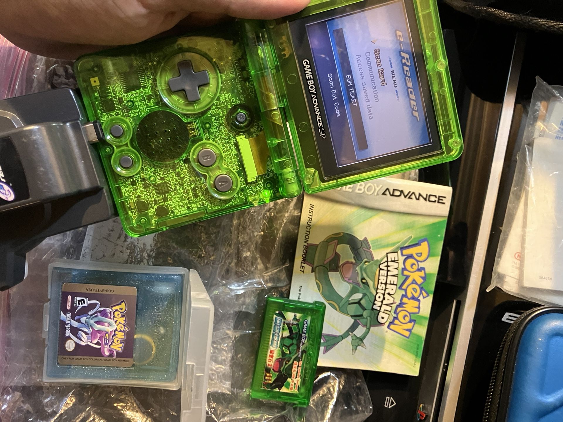 Pokémon Emerald Rayquaza GBA SP