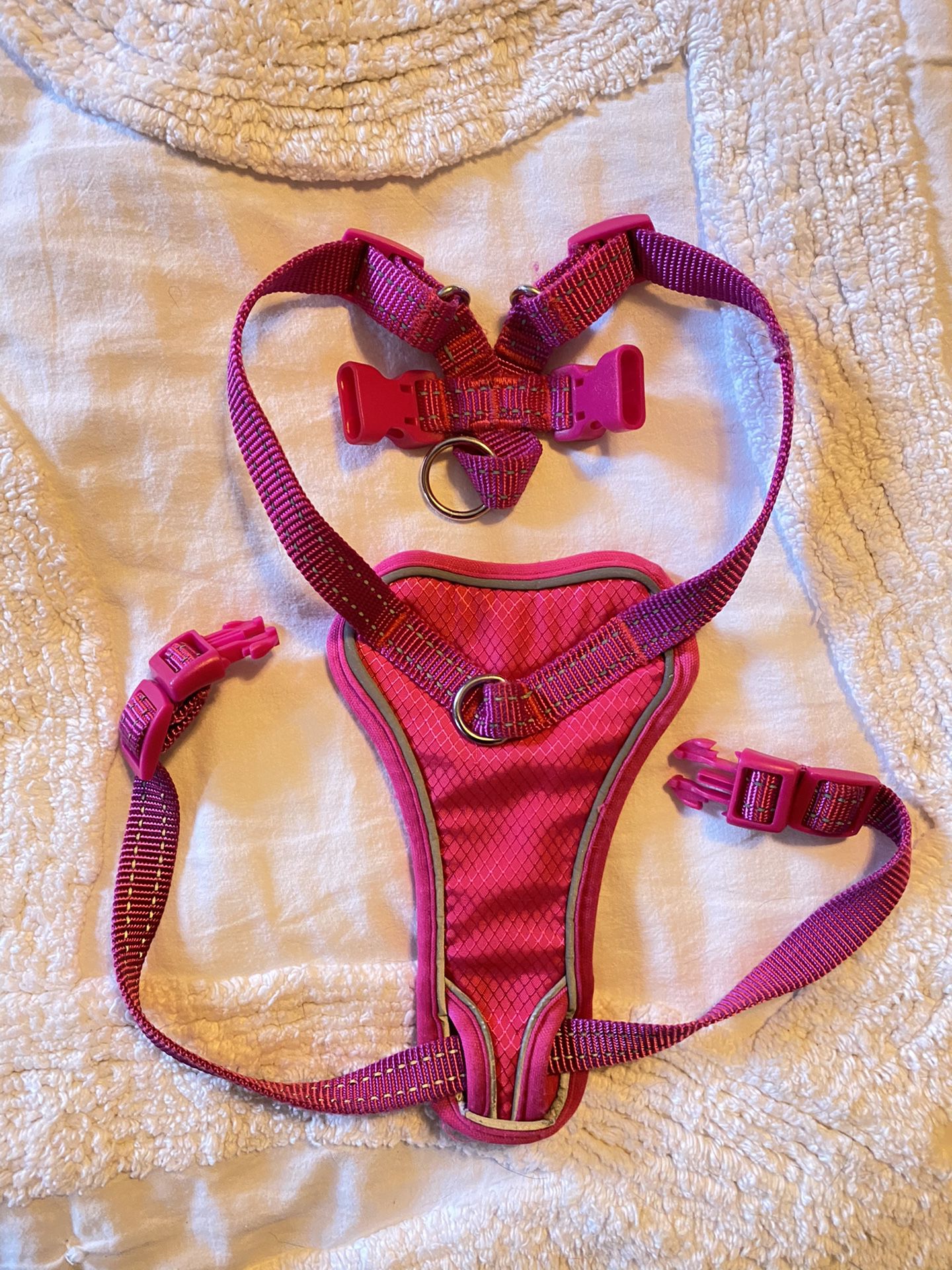 Medium Pink Dog Harness